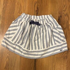Vineyard Vines Navy and White Striped Skirt